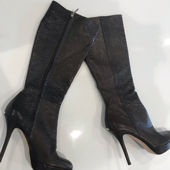 Christian Dior Python Knee-High Boots Brown size 40 - Picture 2 of 16